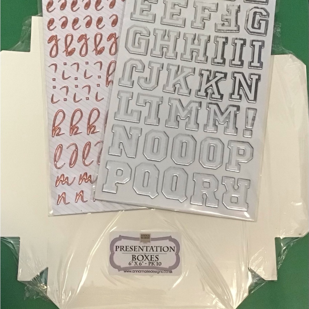 Bundle of Puffy Stickers and Presentation Boxes